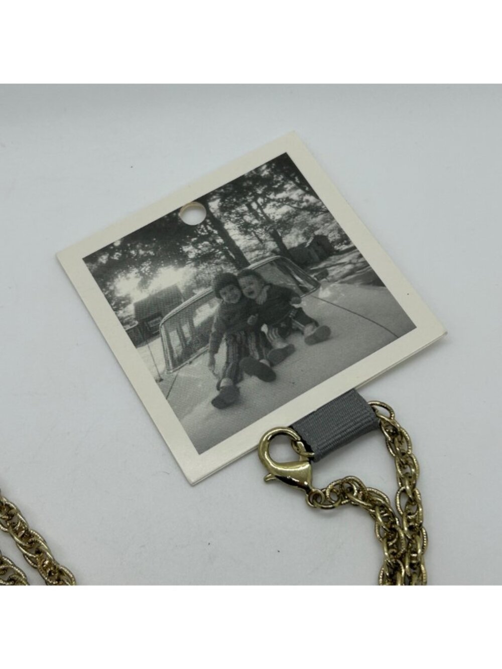Vintage Anthropologie Butterfly Pendant Necklace Brown Filigree Wings Gold-Tone - Picture 6 of 15